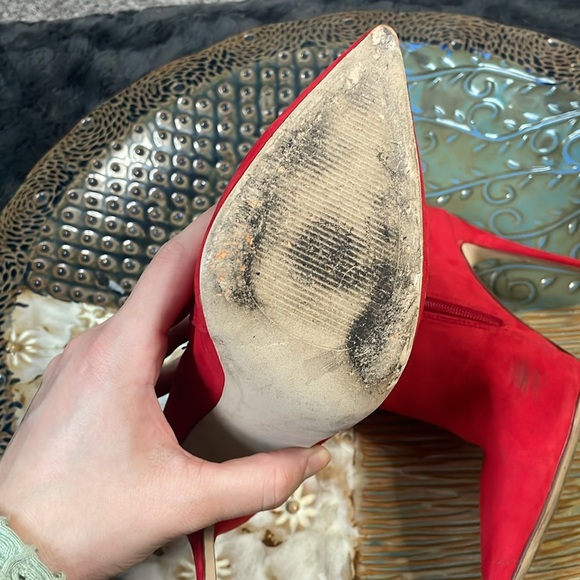 Steve Madden Red Ankle Boots - Picture 4 of 6